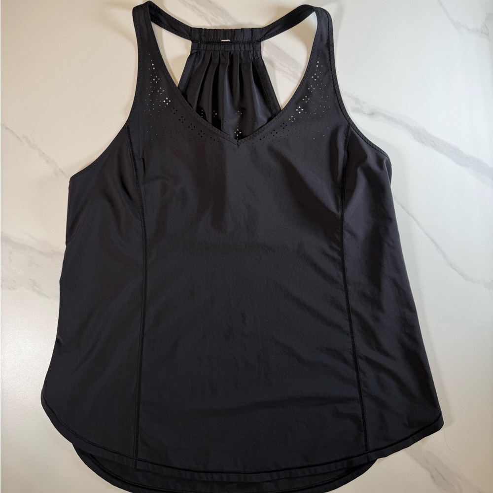 Lululemon Athletica Black Racerback Blouse